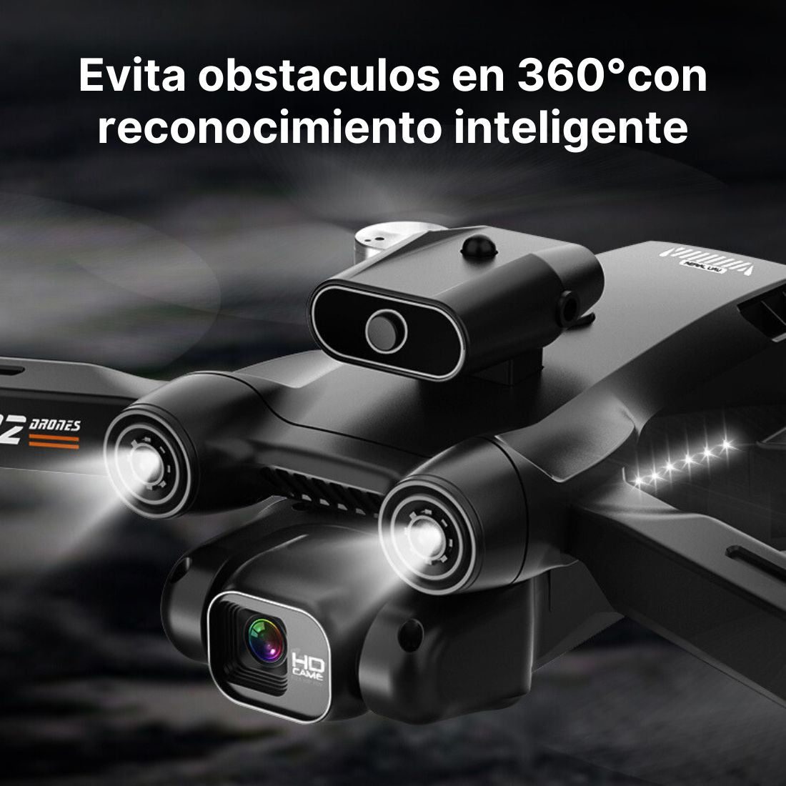 Drone Camara 4k Minipro Wifi 24ghz Sensor Antichoque Cámara Remota