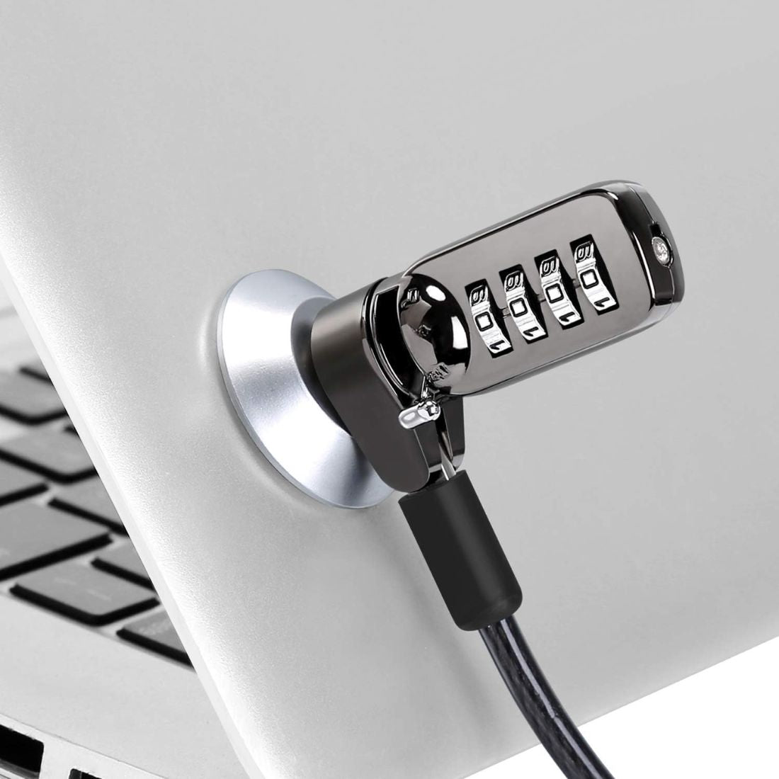 Adaptador Con Ranura De Seguridad Antirrobo Adhesivo Tablet Impresora Macbook