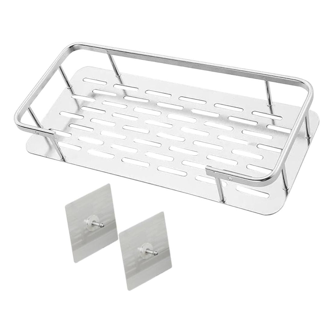 Repisa Organizadora de Aluminio para Ducha con Adhesivo