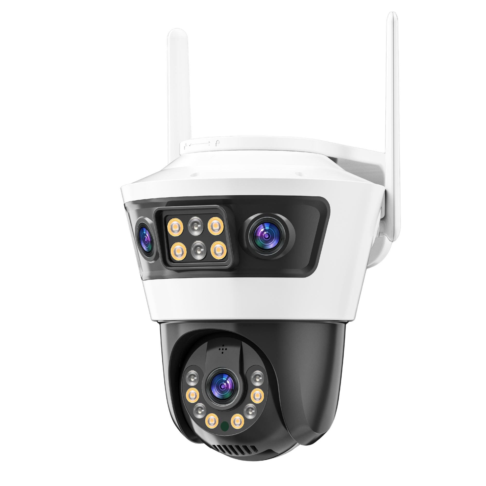 Cámara de Seguridad Exterior Jortan 6 WiFi Doble Lente con Seguimiento Inteligente e IA