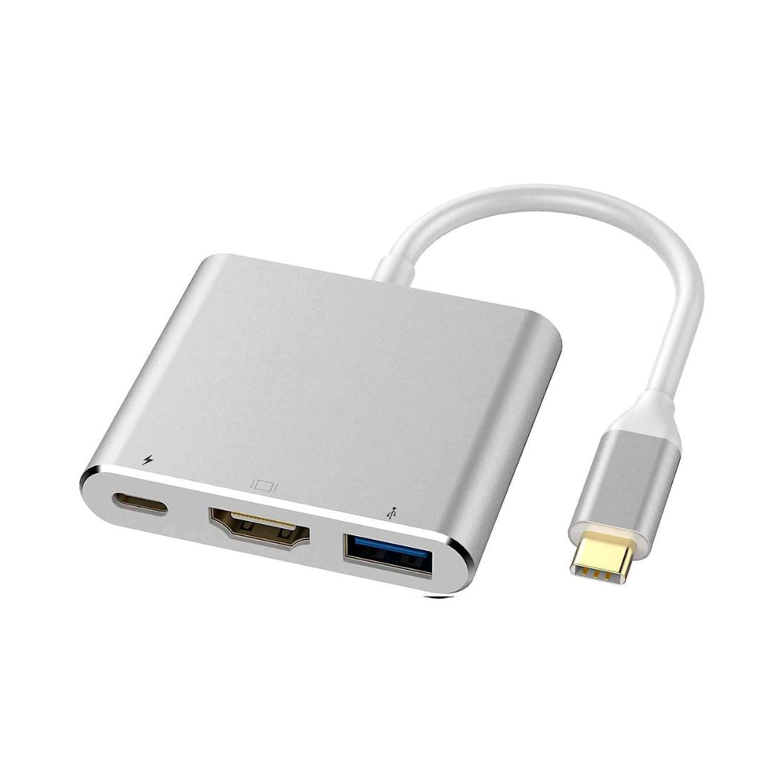 Adaptador Usb C A Hdmi 4k Con Usb Carga Thunderbolt Macbook