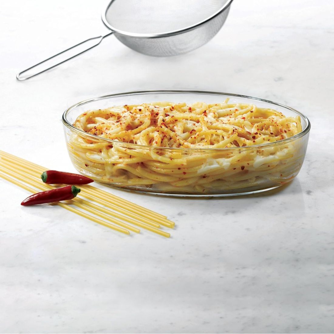 Set 3 Fuente Asadera Vidrio Refractario Para Horno Ovaladas