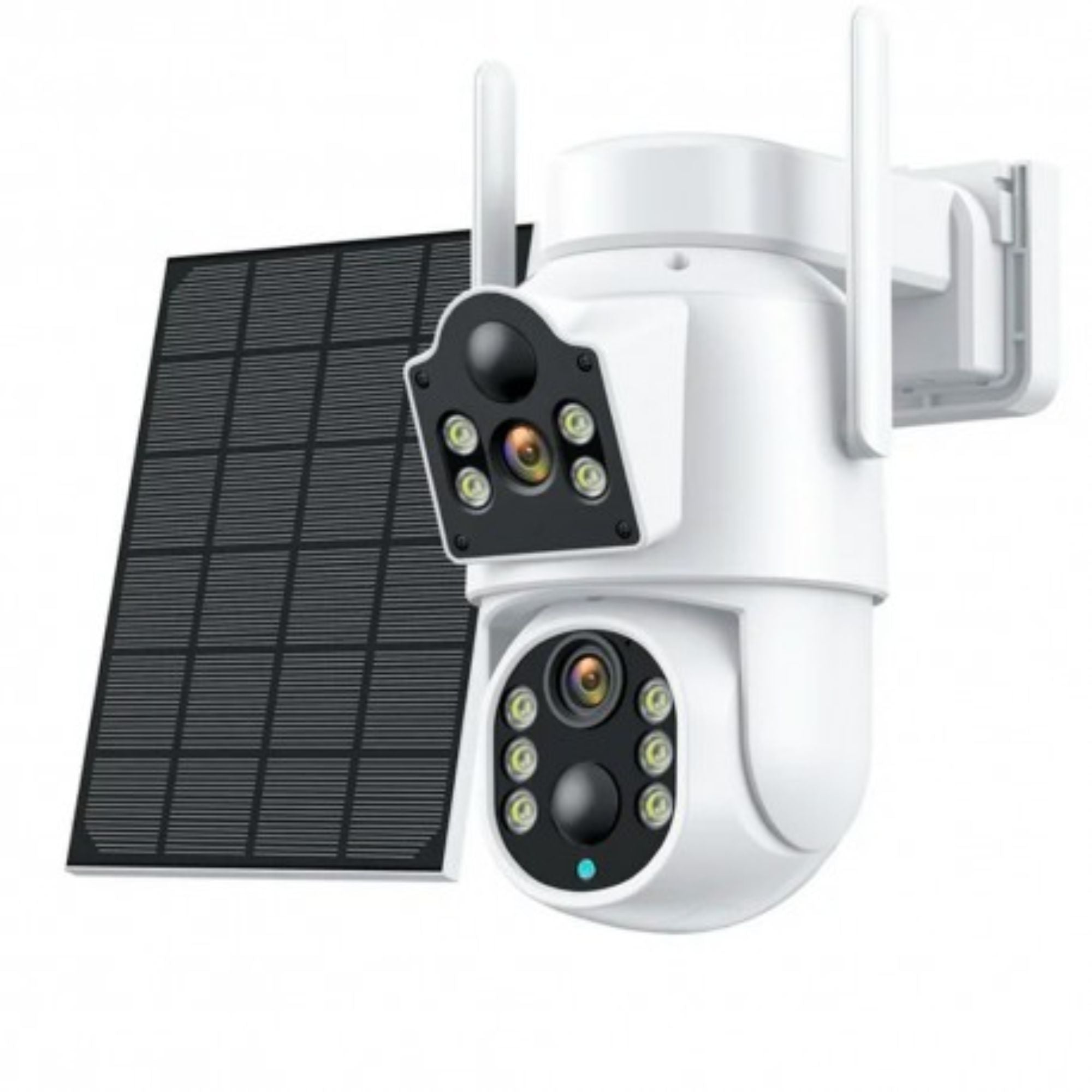 Cámara Solar JORTAN JT-8699T Full HD con Doble Lente y Visión Nocturna