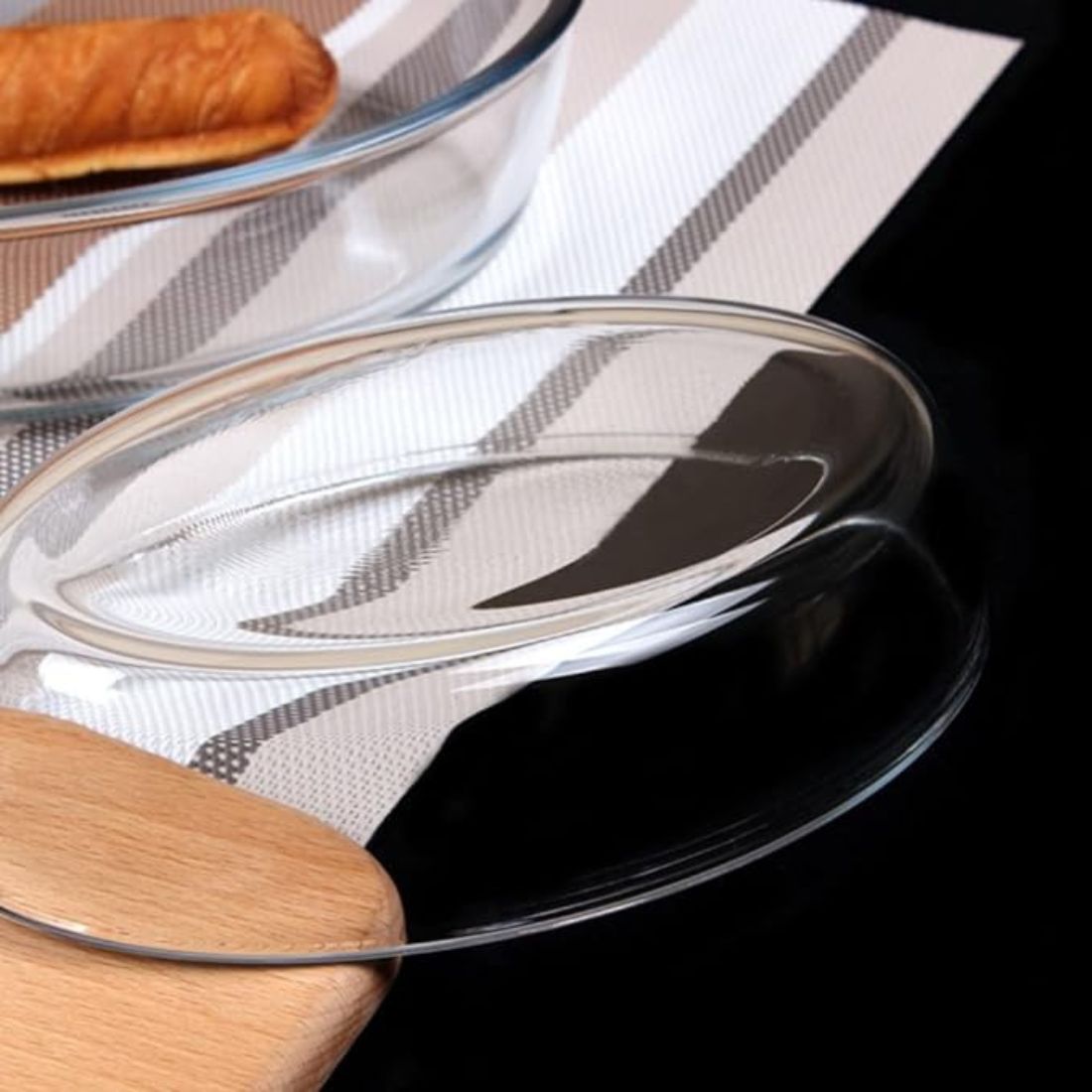 Set 3 Fuente Asadera Vidrio Refractario Para Horno Ovaladas