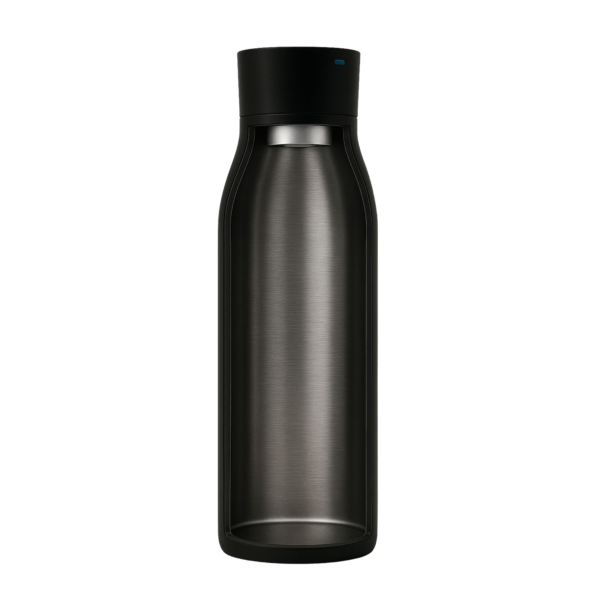 Botella Inteligente UV Autolimpiante TAWO® 750ml Negro | Acero Inoxidable 316L