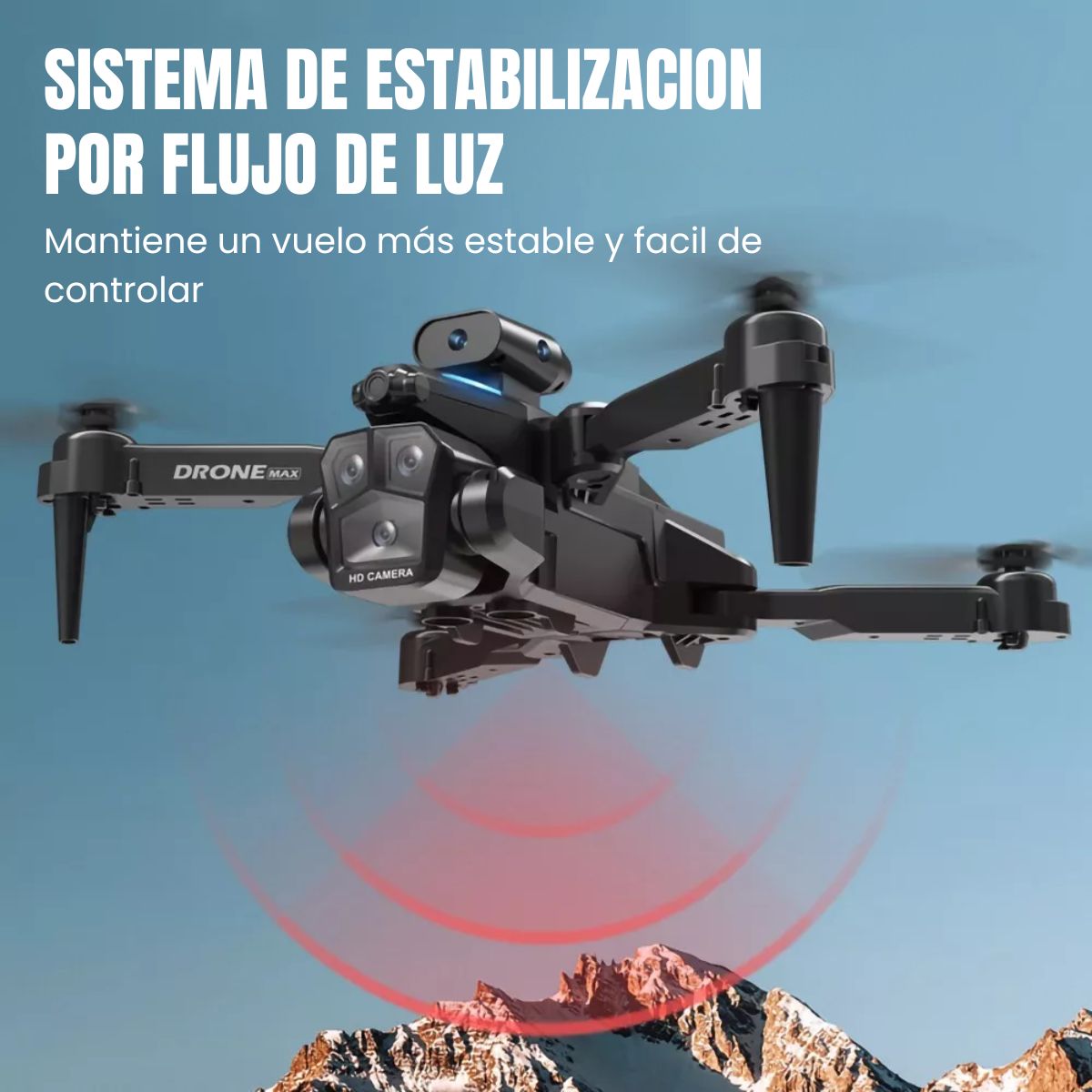 Drone 4k con 3 Cámaras Wifi 2.4ghz Fpv Antichoques H15 Pro Max