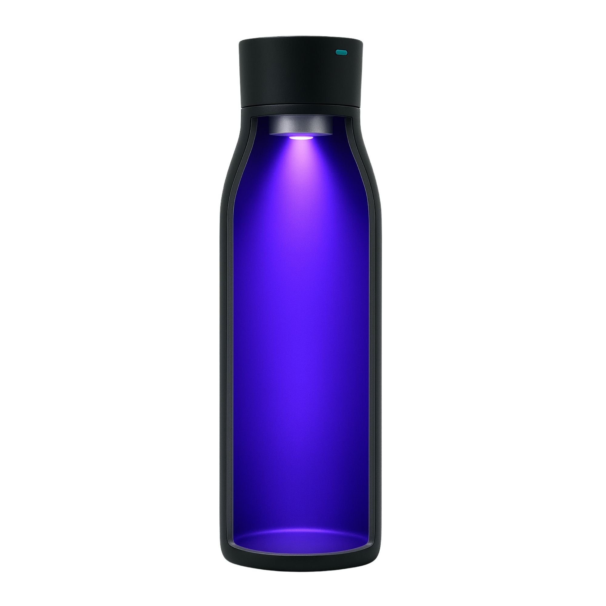 Botella Inteligente UV Autolimpiante TAWO® 750ml Negro | Acero Inoxidable 316L
