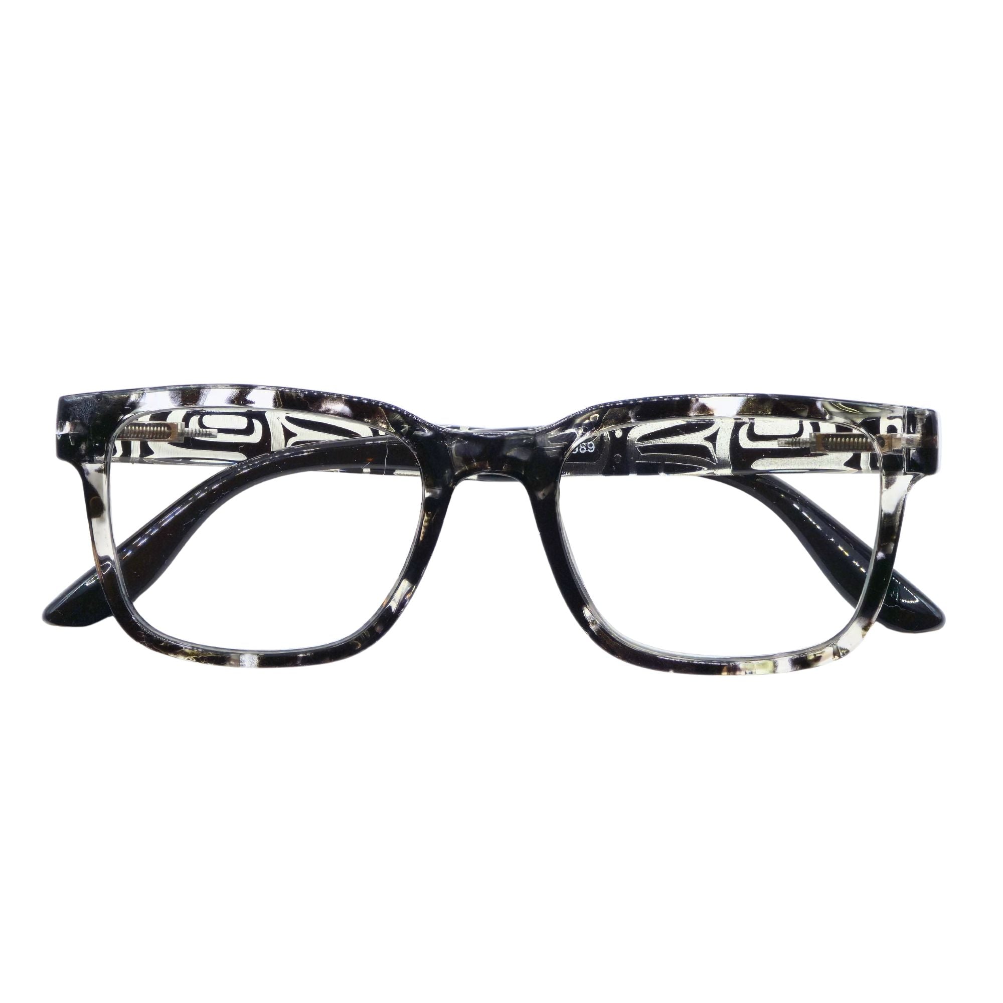 Kaia Graphite – Lentes de Lectura Negro Translúcido para Mujer