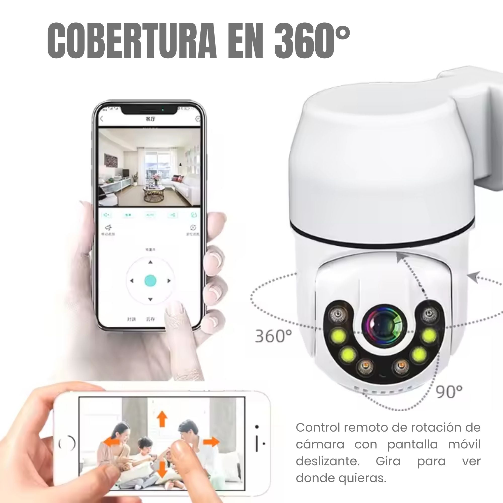 Cámara Enchufe JORTAN JT-8178 Full HD con Visión Nocturna y Audio Bidireccional