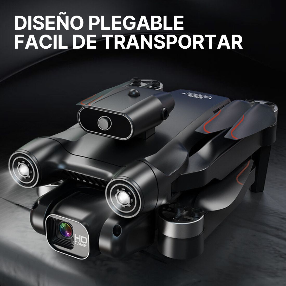 Drone Camara 4k Minipro Wifi 24ghz Sensor Antichoque Cámara Remota