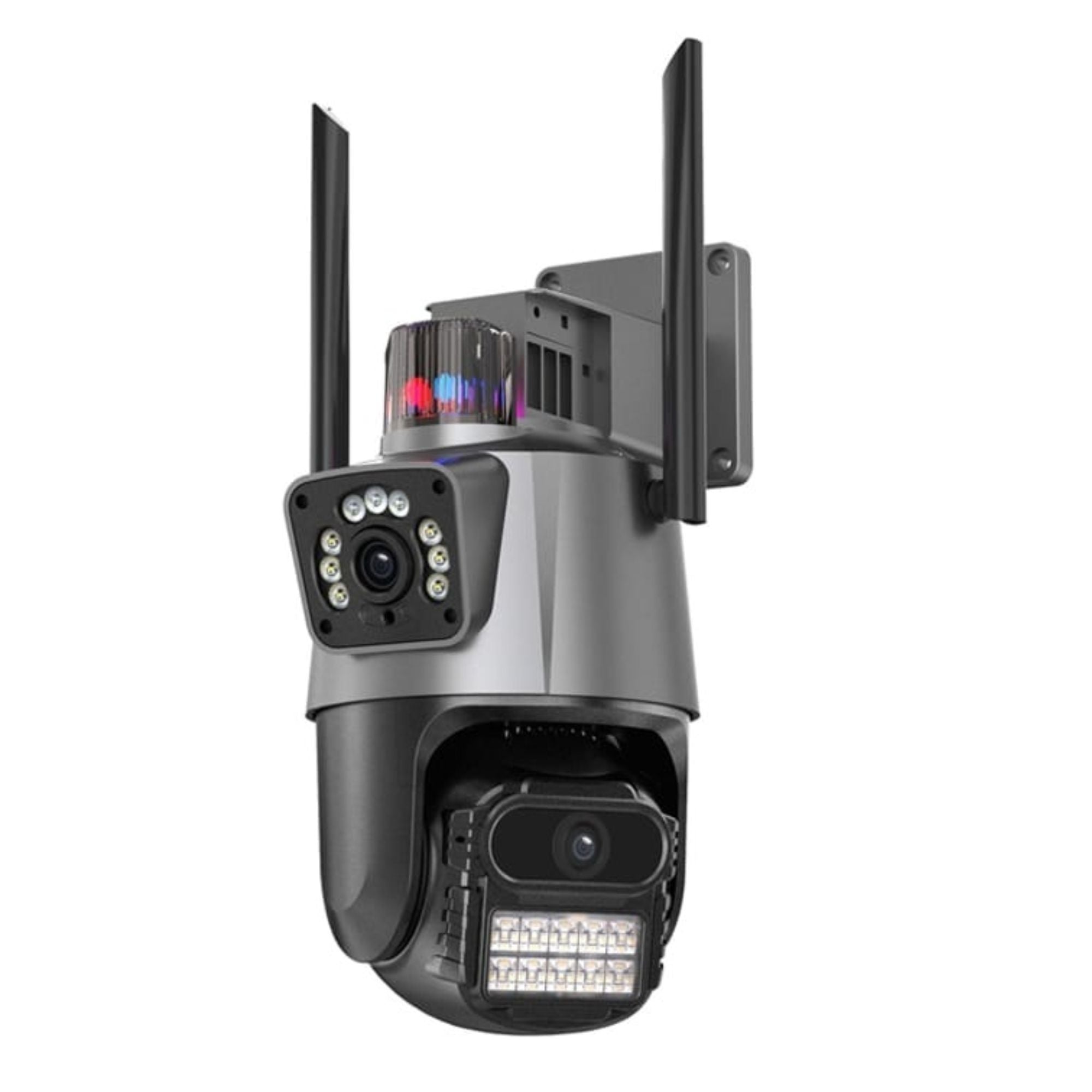 Cámara de Seguridad Exterior JORTAN JT-9687 Pro 8MP con Doble Lente y Visión Nocturna
